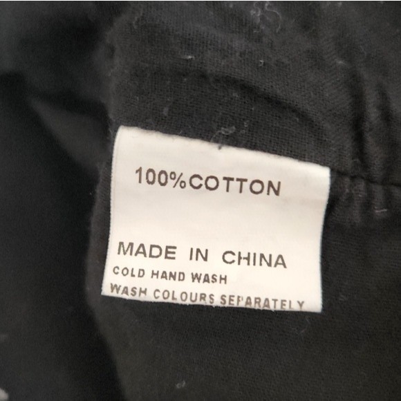 Princess Polly Dress Rosanna Wrap Mini Dress Black Cotton 4 - Picture 8 of 9